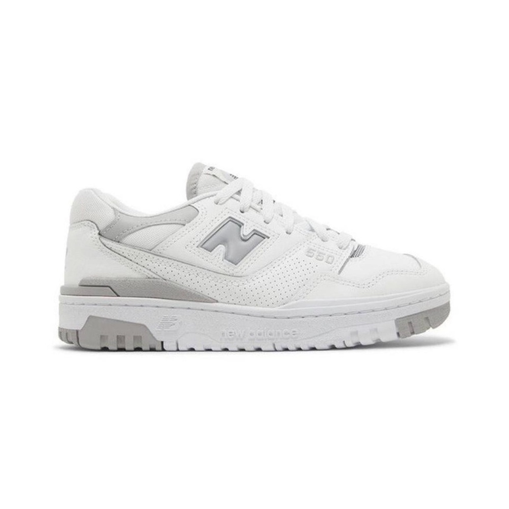 New Balance Men's White and Gray Sneakers